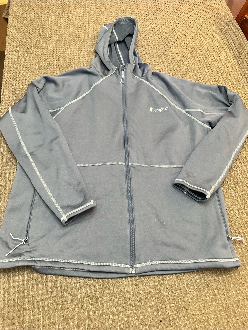 Cotopaxi blue full zip hoodie size XXL